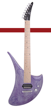 ギター gary kramer F-1 Gary Kramer Guitar - Purple F-1